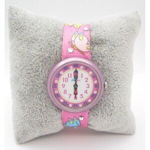 Women Flik Flak Swiss Quartz WR Analog 31mm Dial Causal Round Watch (G487)